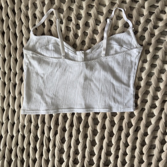 Cou Cou Intimates “The Corselette” Pointelle Bustier Top - Picture 5 of 6